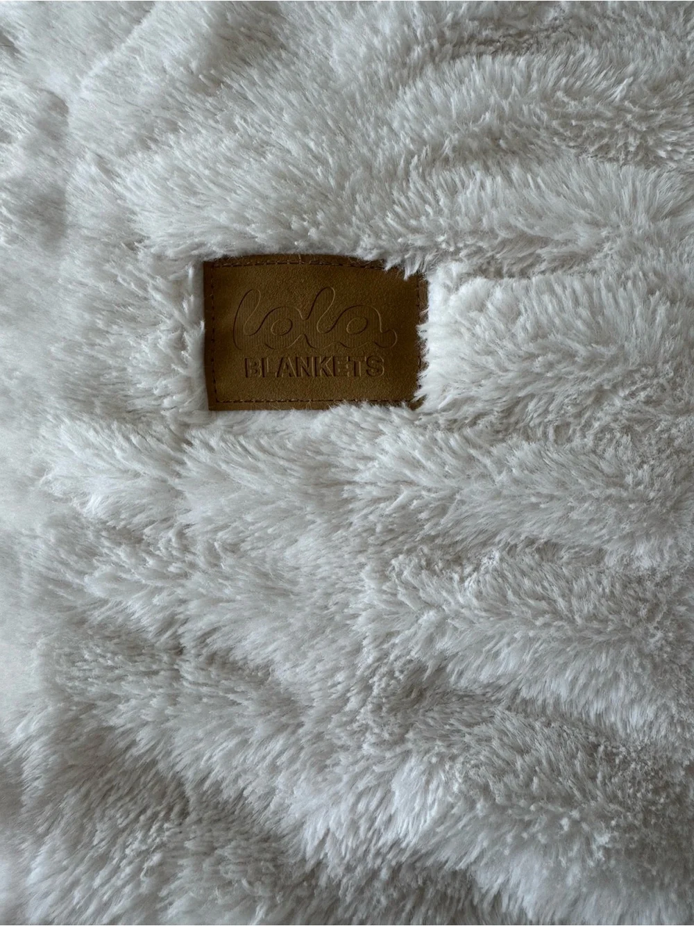 Lola Blanket - Large 60”x72” Ivory | Plush & Cozy